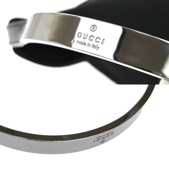 GUCCI Logo GG Pattern Hobo Shoulder Bag Nylon Leather Black SHW Italy - Picture 15 of 16